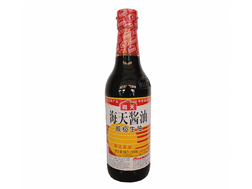 500mL海天威极生抽粮油配送
